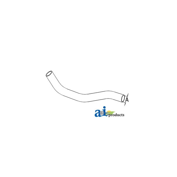 Radiator Hose, Upper 19" x2" x2"